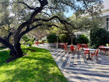 Outdoor seating area 