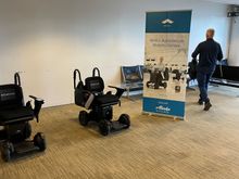 The wheelchairs hangout in D Concourse around D2