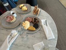 Breakfast on the CCR terrace. 
