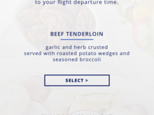 Received the pre-order email for SLC-CLT three days before departure.  Pretty good options in my opinion.