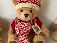 Friends from London visited this past weekend and brought Alfie, this year’s Harrods Christmas bear