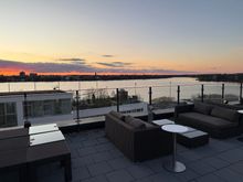 View from the Campari Lounge (which was not open)