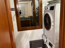 Housekeeping replaces the washing powder regularly