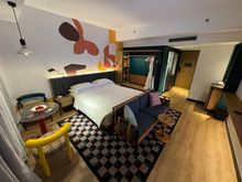 The first “deluxe room” I got, decent yet not the largest