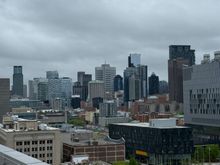 rooftop view - unfortunately found out the patio was nice on a day w/ much worse weather than the first 2 days