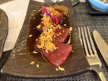 Yellowtail tuna - highlight of the meal