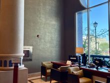 Elite member check-in area