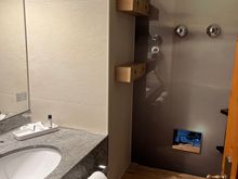 One-Bedroom Suite: secondary bathroom (there is a shower at right not pictured)