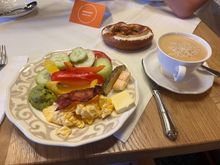 Breakfast varieties; about the same food daily