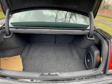Trunk size with an Alpine Subwoofer 