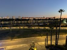 looking across the river