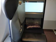 Leg room... Also lots of corners hard to clean on this seat !