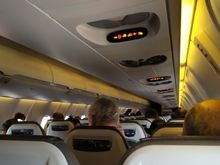 A reminder of the interior of the CityLine planes 
