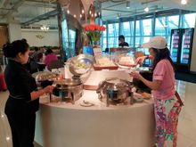 The food buffet was okay, nothing more 