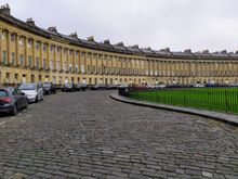 The Royal Circle in Bath, England, a real jewel of architecture 