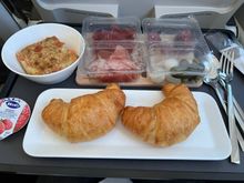 Cheese Quiche & assorted Meats in a box, the Box set is 16 EUR on BoB without the Quiche 
