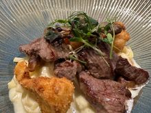 Tagliatelle (didn’t need the beef - was excellent)

The crunchy cauliflower really elevated the dish. 