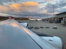 Right before pushback