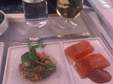 Salmon and smoked trout salad