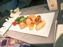 the swordfish which she said was succulent. Thanks for rubbing it in, food envy was in full effect at that moment!