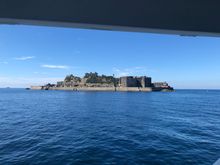 Approaching Gunkanjima