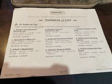 Left to right 
4 , 11, 12, 18

I messed up and ordered 11 instead of 10.  

So I got a crowler of 10 and had it in the hotel last night.  It was very enjoyable.   

I also tried 8 and 22.  Thumbs up on 22.  Indifferent on 8. 