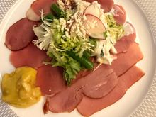 Took a second starter which less tasty. Smocked duck carpaccio.