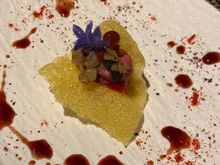 Amuse from the chef