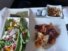 Buffalo chicken and cabbage slaw