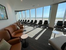 View from one end/corner of the lounge back toward the middle