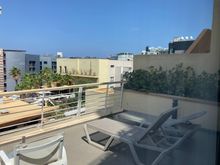 The sumptous outdoor terrace