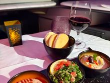 Arabic Mezze - really good. 