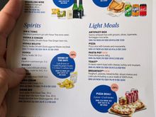 The pasta portion for 3 euros must be laughably tiny, but a toast with soda for 7 was quite tempting