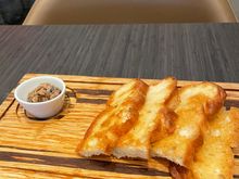 Toasted focaccia bread; wasn’t a fan. definitely miss the corn bread.