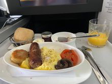 Standard breakfast which whilst I like it feels like a poor deal when it’s the main meal of the flight