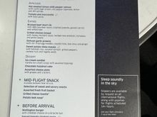 Menu for the main meal was the same during preorder and preorder worked!