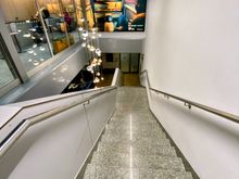 I was surprised to see the stairs, there’s not many other multilevel lounges around.