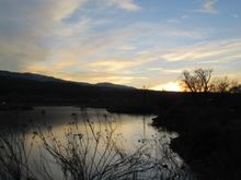 Sunset 18th December 2017  Rifle, Colorado