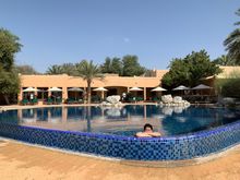A refreshing dip after a long 9 hour flight from HKG