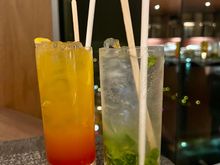 Tequila Sunrise and a Mojito