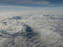 not my usual view of Mount Baker (PD372 YVR-YUL)