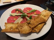 Beef carpaccio was good, beef texture similar to tartare.