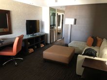Suite living room. Apparently all rooms are suites here.