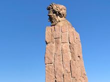 Lincoln Statue at 8000 feet in Wyoming