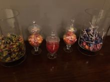Jars with sweets