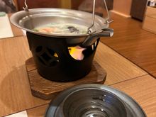 Soup, cooked at the table 