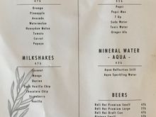 In-Room Dining Menu 4