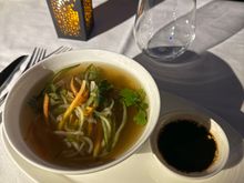 Braised beef soup with sweet soya  - pretty average