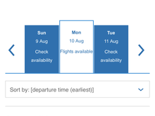 Searched for Doha to Bangkok