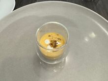 Amuse bouche: Butternut squash ; sour and goodx